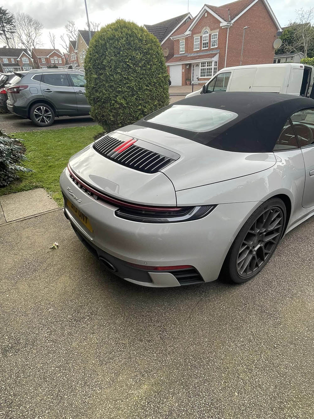 Porsche before detailing
