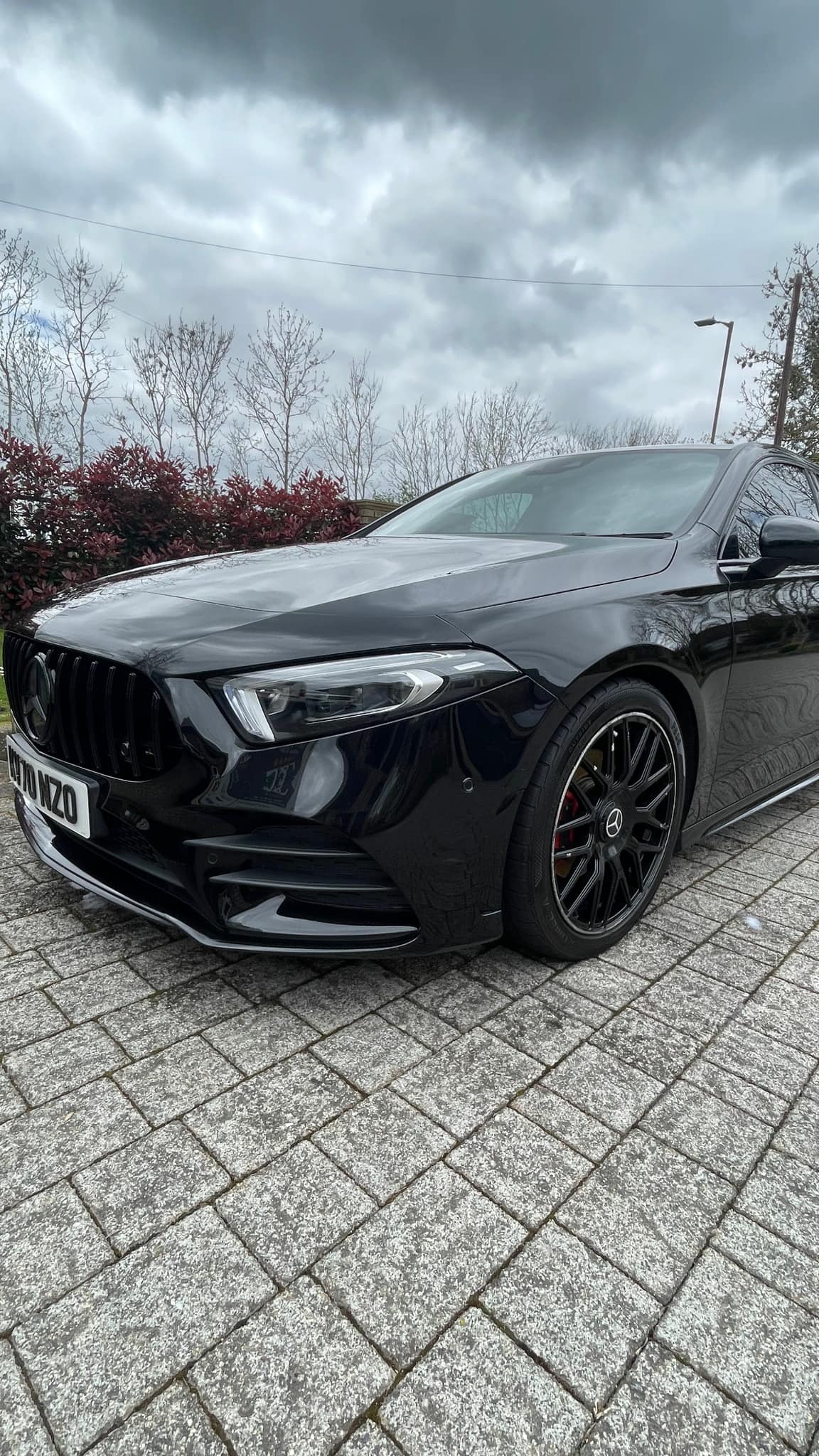 ceramic coating on a Mercedes